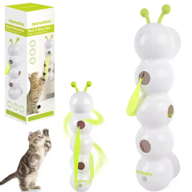 Interactive Cat Toy Self Amusement Stress Relief Gadget Durable Scratching Biting Automatic Entertainment for Kittens And Cats