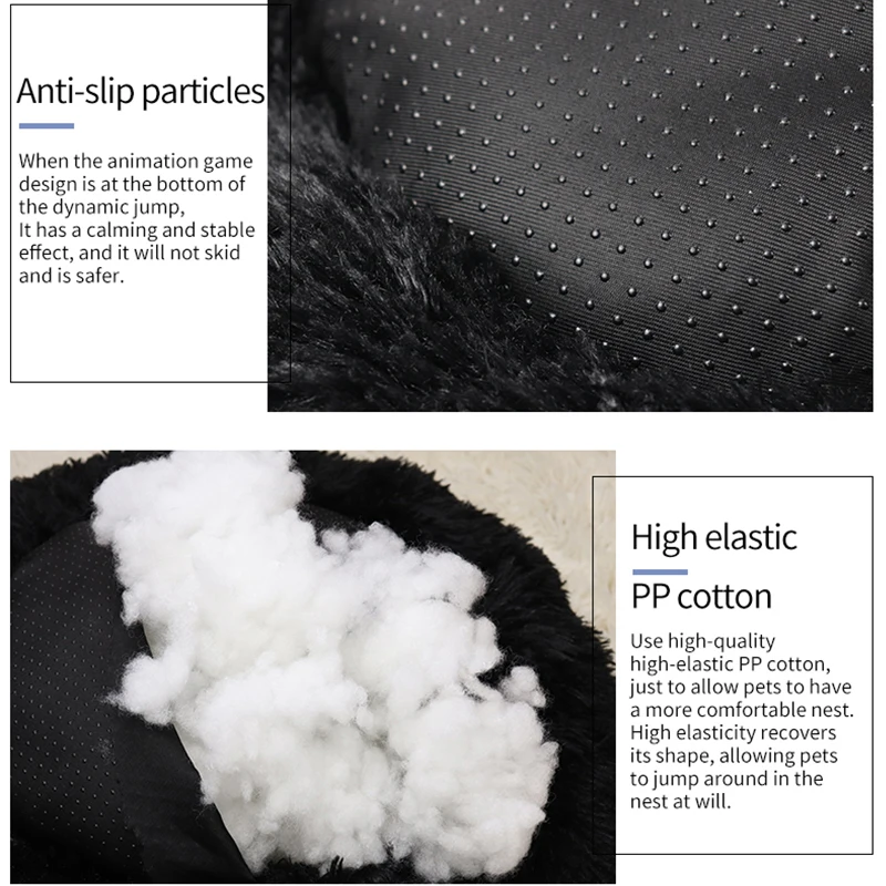 Super Soft Pet Cat Bed Plush Full Size Washable Calm Bed Donut Bed Comfortable Sleeping Artifact Suitable For All Kinds Of Cats - Image 2