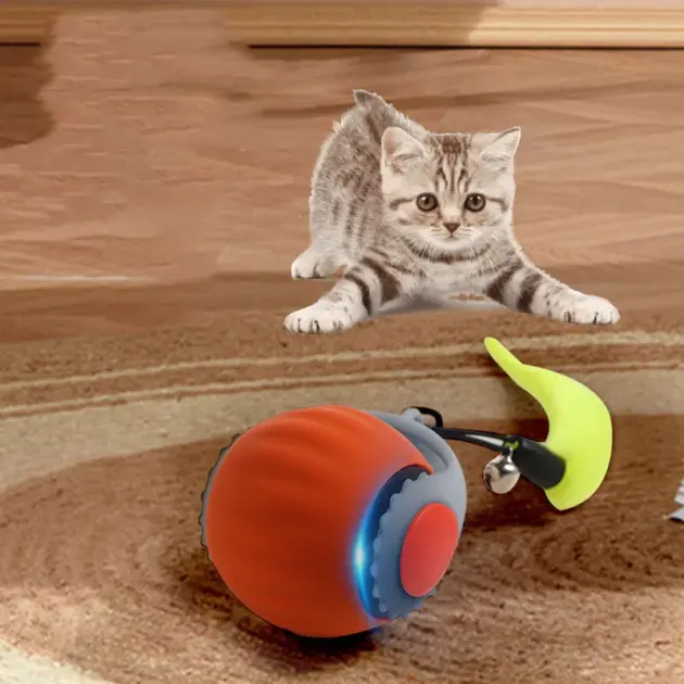 Pet smart cat ball cat toy ball electric cat toy self-exciting boredom ball safe bite-resistant pet toy